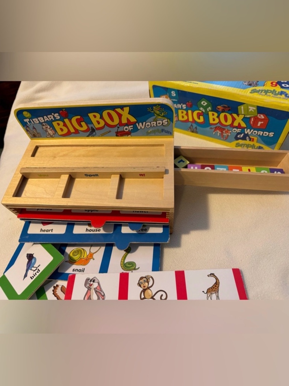 SimplyFun Montessori Educational Spelling Reading Vocabulary Self Play NWT